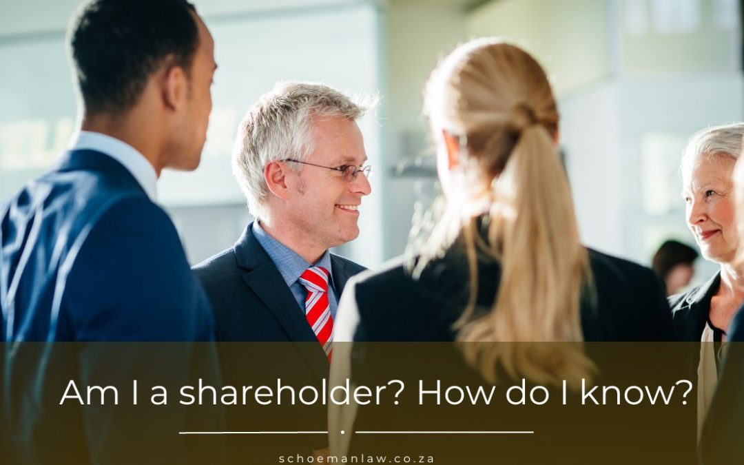 Am I a shareholder? How do I know?