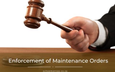 Enforcement of Maintenance Orders