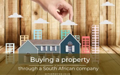 Buying a property through a South African company