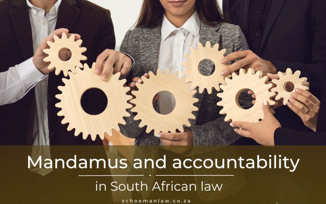 Mandamus and accountability in South African law