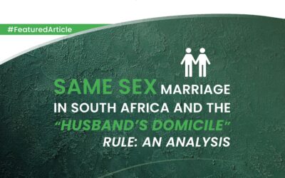 Same-Sex Marriage and Domicile Law in South Africa