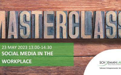 Legal Masterclass: Social Media in the Workplace